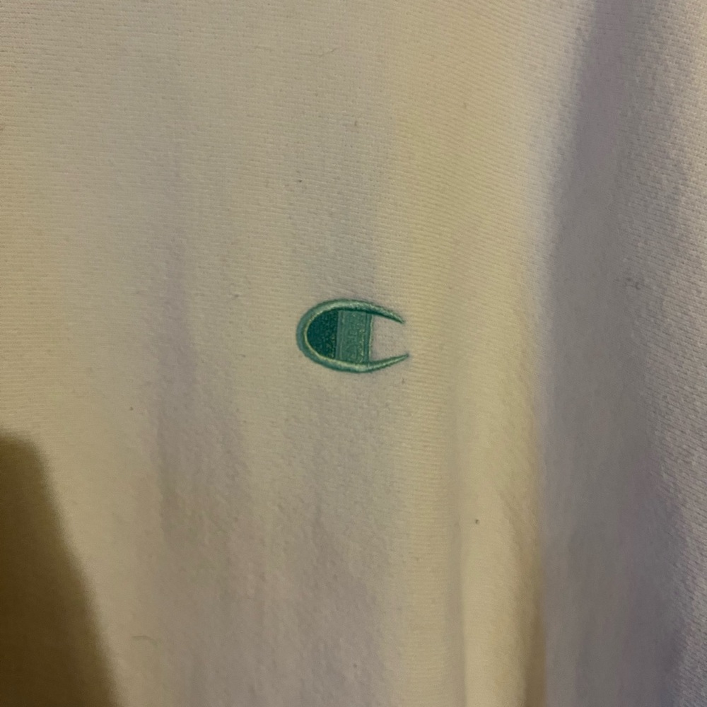 Men’s White Champion Crewneck - Picture 2 of 5